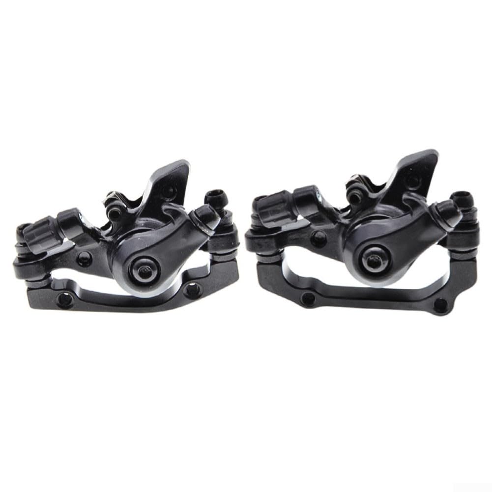 E-Bike Mechanical Disc Brake Caliper Set for 160mm Front and Rear Aluminum Alloy Clip Mountain Bike Road Bike Folding Bike(front and rear brake with2 rotors)