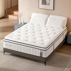Queen Mattress, DIGLANT 14Inch Cooling Gel Memory Foam Hybrid Mattress with Pocket Springs, Supportive & Pressure Relief, Medium Plush Feel Queen Size Mattress in a Box, CertiPUR-US Certified, 60"*80" Queen Mattress DIGLANT 14Inch Cooling Gel Memory Foam Hybrid Mattress with Pocket Springs Supportive Pressure Relief Medium Plush Feel Queen Size Mattress in a Box CertiPUR US Certified 6080