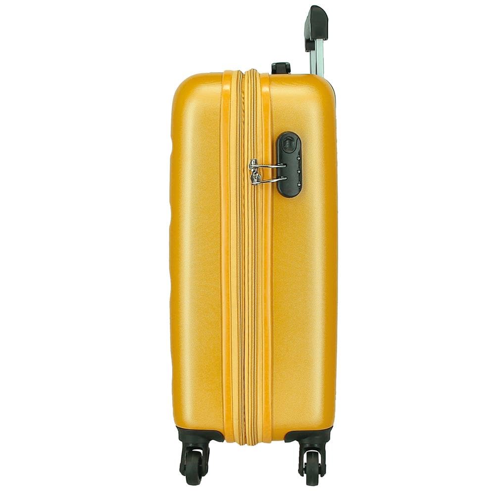 Roll Road Flex Walizka kabiny Beżowy 35x55x20 cms Bagaż Ręczny Air Europa Sztywne ABS Zamknięcie kombinowane boczne 33L 2,78 kg 4 Podwójne Koła, Beis, Talla única, Walizka kabinowa