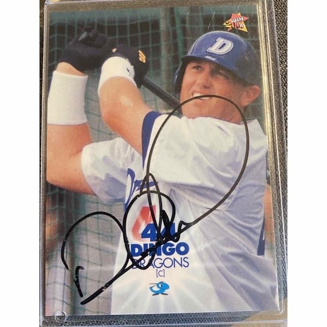 Amazon.co.jp: 直筆サインカード ディンゴ選手 中日ドラゴンズ