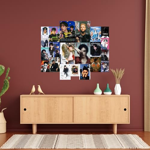 Image of Yellow Town India Boys of K-Pop Wall Collage Kit Posters (Pack of 21) Multi-sized Posters, 300 Gsm Glossy Finish - Perfect for Bedroom, Living room, Office, Home & Room Decor
