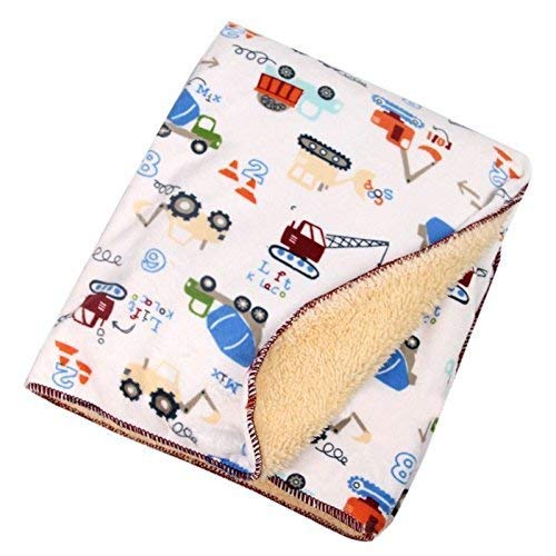 Cuteably™ Kids Fleece Double Layer Blanket (76 x 100 cm)(Pech Lift Crain)