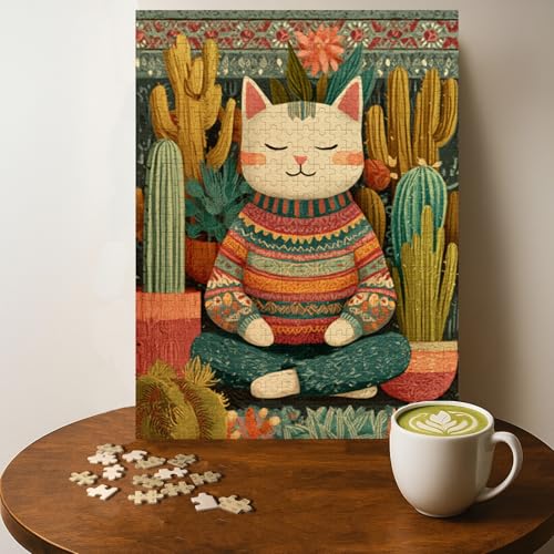 Casse-tête Meditating Yoga CAT 500 pcs, puzzle bois