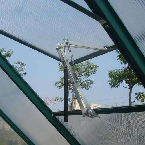 Invernadero automático solar para regular temperatura en huertos con ventilación de jardín 4X 4