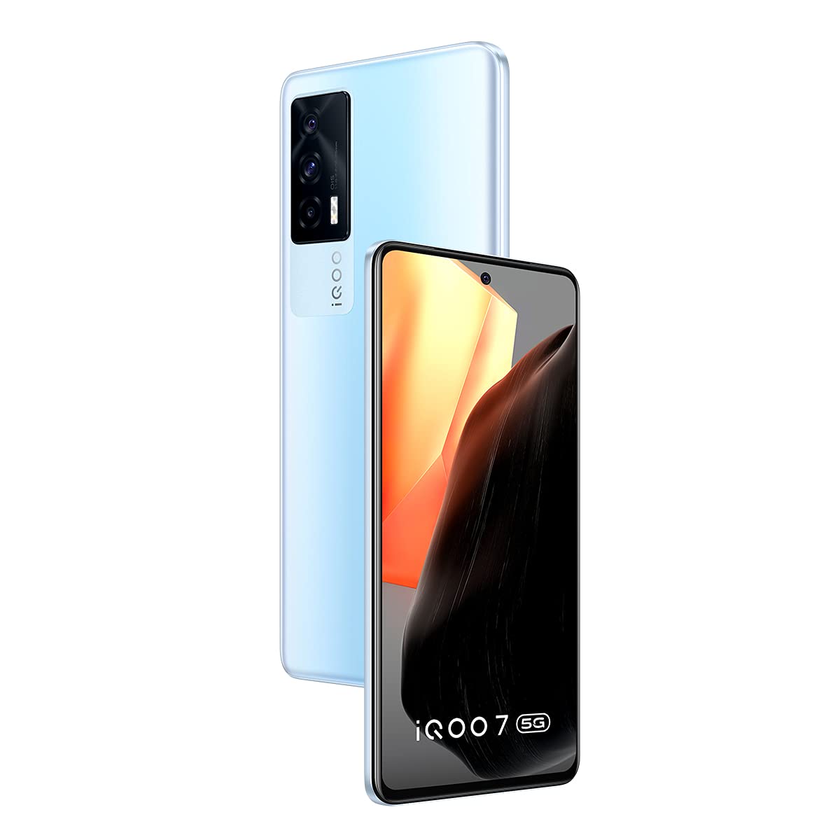 iQOO 7 8GB+128GBSnapdragon888搭載SIMフリー iQOO 7 5G (Solid Ice Blue, 8GB RAM, 128GB Storage) | 4GB Extended