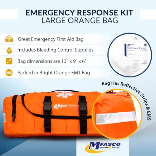 MFASCO First Aid Bag Large Portable Trauma Kit Travel Emergency Supplies - Image 3