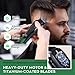 Hatteker Hair Clippers for Men Professional,Clippers and Trimmers Set T-Blade Barber Clippers Set Cordless Clippers Grooming Kit Rechargeable Beard Trimmers Type C Barbers Haircut Kit Green