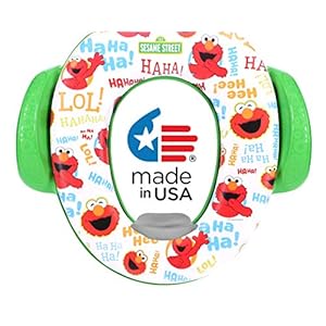 Sesame Street “So Funny Elmo” Soft Potty Seat and Potty Training Seat – Soft Cushion, Baby Potty Training, Safe, Easy to Clean