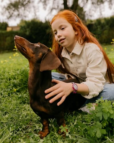 Flik Flak Girl Kids Watch Biosourced Quartz Waterproof Woof Woof Time4