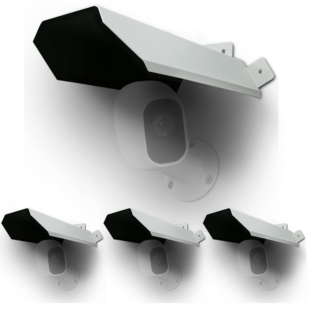 Universal Security Camera Sun Rain Cover Shield for Surveillance Cameras Protective Roof for Dome/Bullet Outdoor CameraGlobal Recycled StandardGlobal Recycled StandardGlobal Recycled Standard