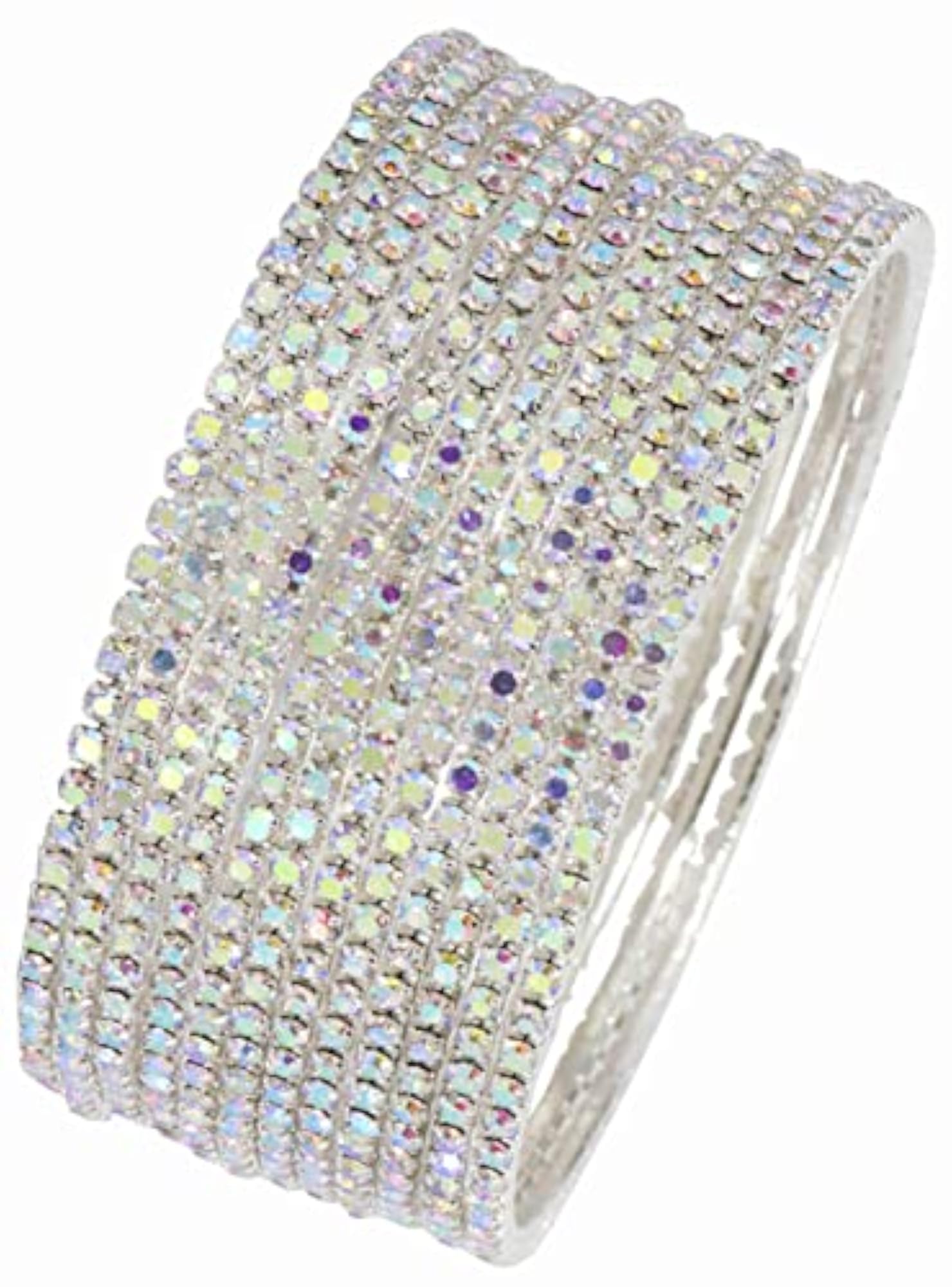 Zircon Studded Traditional Glossy Finished Bangle Set