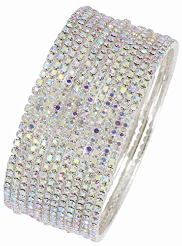 Zircon Studded Traditional Glossy Finished Bangle Set