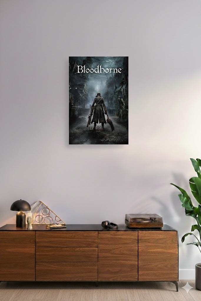 Video Game Poster Glossy A4 Size | Self-Adhesive, Unframed Gothic