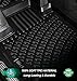 RizLiner Audi A5 Sportback & S5 Sportback 2018-2024 (No Coupe or Cabriolet Models) Floor Mats 3D Custom Fit Rubber Car Mats Laser Measured Floor Liners All Weather Heavy Duty TPE (Front & Rear)