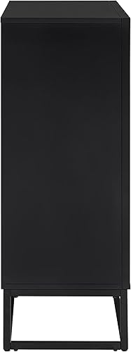 Miniatura 13 de SEI Furniture Frescan - Chimenea eléctrica contemporánea, color negro