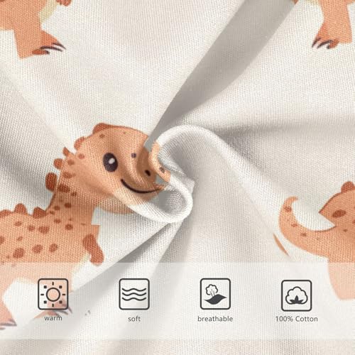 Wusikd Baby Dinosaurs Boys' Underwear Cotton Cute Boys Briefs Soft Toddler Underwear 2T3