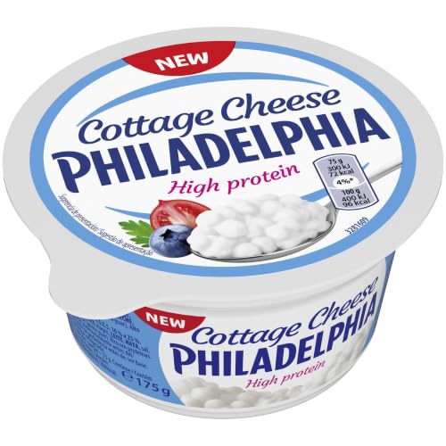 Philadelphia Queso Cottage, Alto en Proteínas y Bajo en Grasas, 175 g