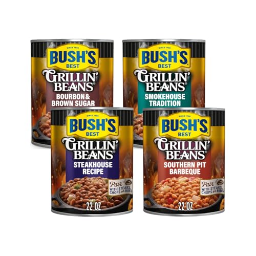 Bush's Best Baked Beans Variety Pack (Grillin’ Beans Pitmaster 4-Pack)