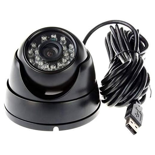 Smars® USB Port Dome Night Vision CCTV DVR with SD Card Slot Recording System Dome Camera Night Vision
