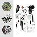 CUBELLIN Upgrade 110CC Bicycle Engine Kit 2 Stroke Motorized Bike Kit Gas Powered Engine Motor Kit with CDI System Foot Pedal Start Bike Kit for 26/28