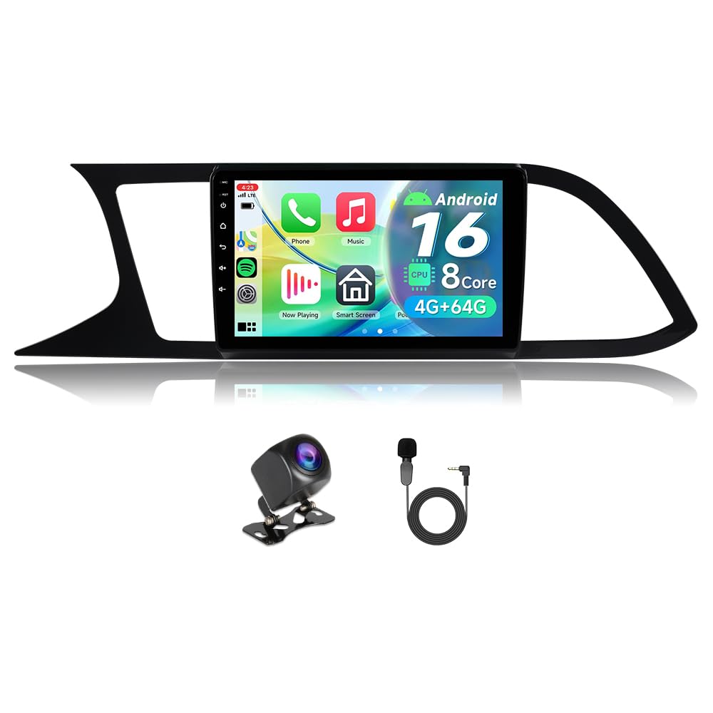 Autoradio Android 16 4+64GB para Seat Leon MK3 2013-2019
