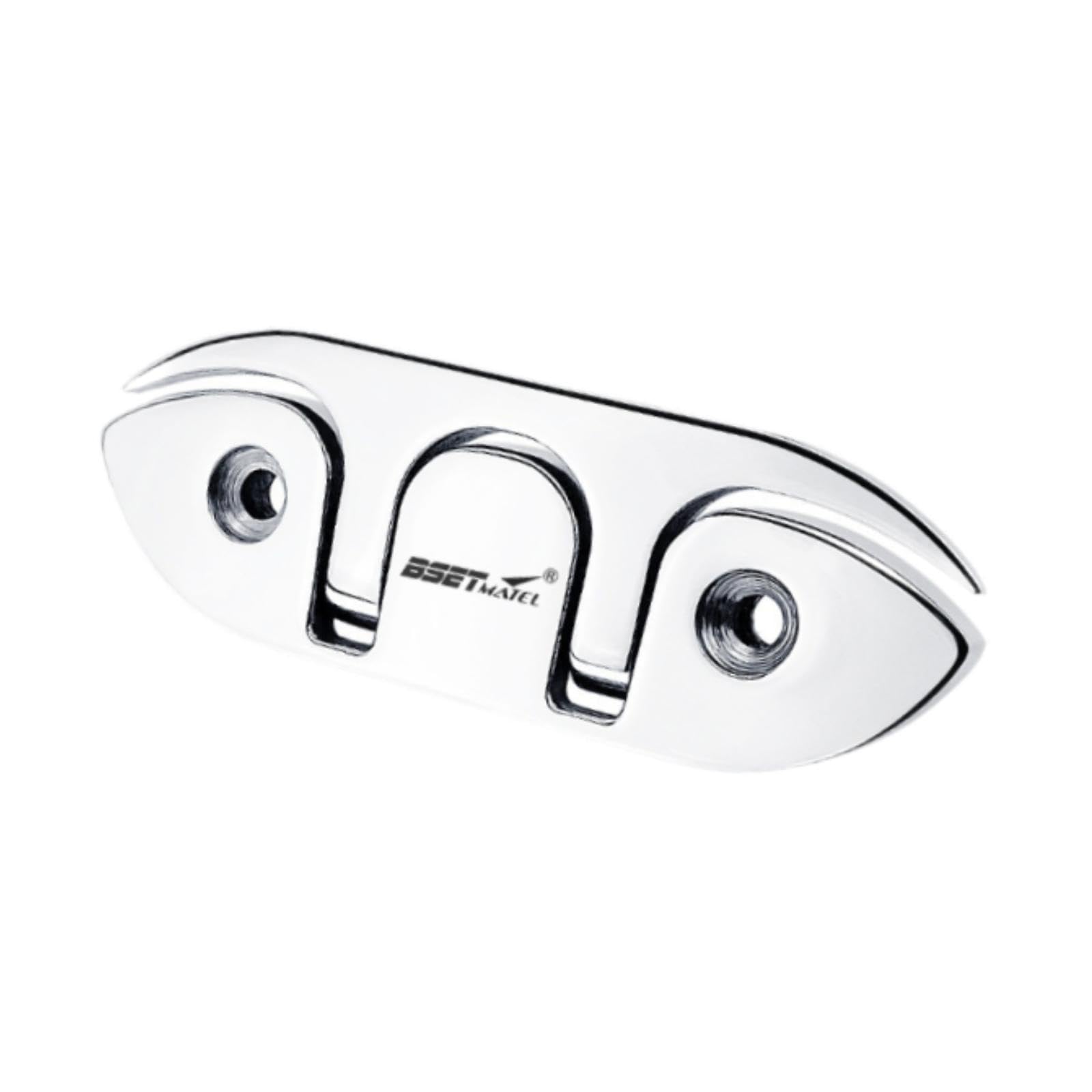 Colaxi Boat Dock Cleat Folding Professional Kayak Yacht Hardware Metal Marine Hardware Stainless Steel Rope Cleat Replacement Sturdy