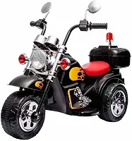 Domni - Moto Elétrica Infantil Com Som 6v Preta Domni