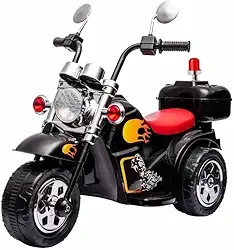 Domni - Moto Elétrica Infantil Com Som 6v Preta Domni
