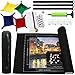 Portable Puzzle Mat Roll Up - with 9 Glue Sheets, Sorting Trays, Hand Pump, Inflatable Tube, and Storage Bag - Perfect for Kids and Adults (Black, 1500pcs)