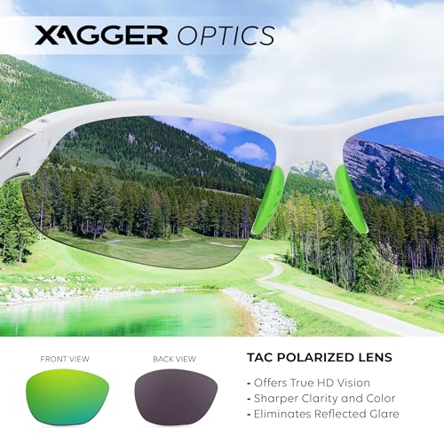 Image of Polarized Sport Sunglasses for Men Women Wrap Around UV400 Running Baseball Softball Fishing Driving Glasses