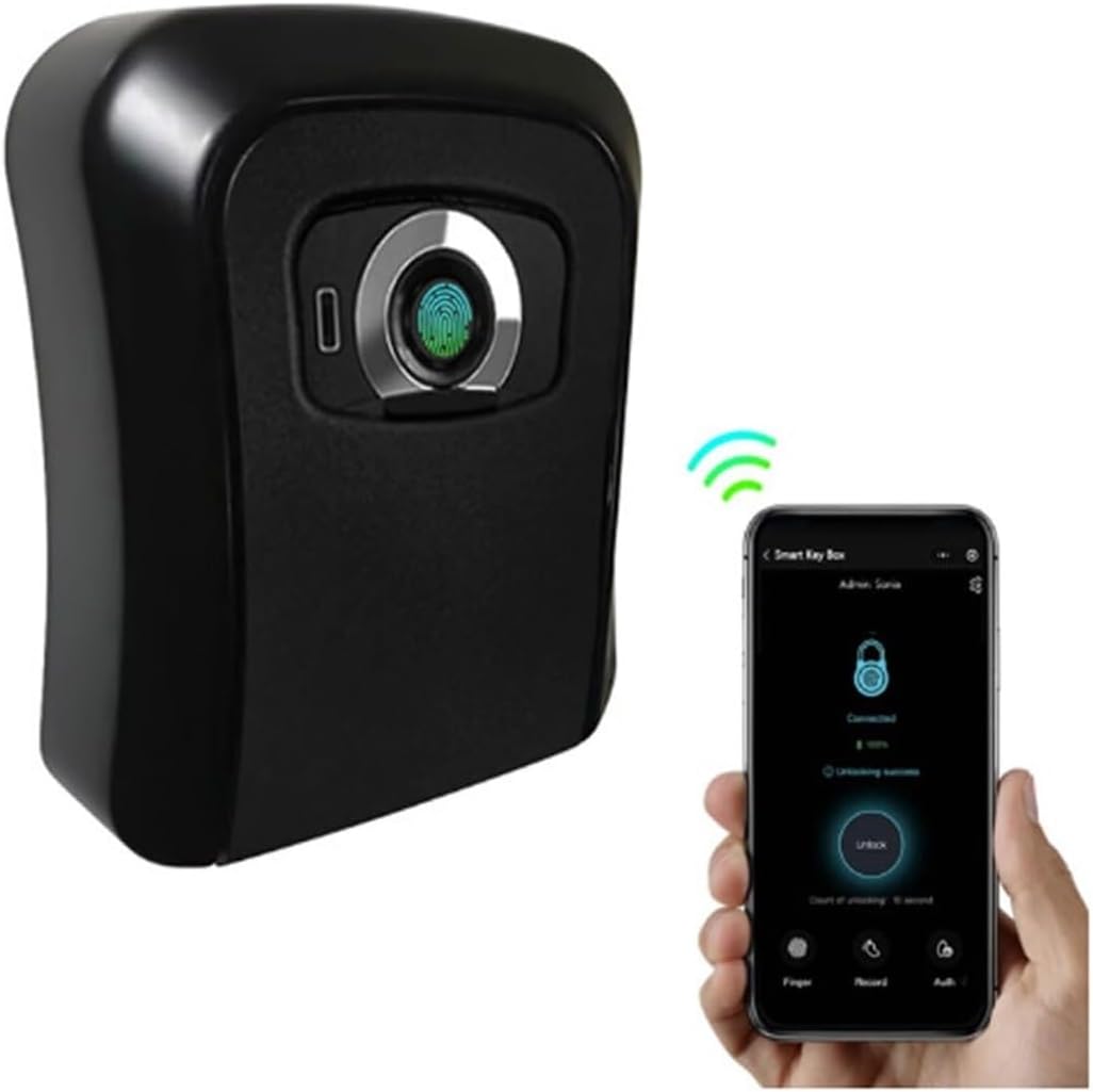 スマートキー Stora ボックス Finrprint &amp; APP ロック解除 100 Finrprints 充電式スマート