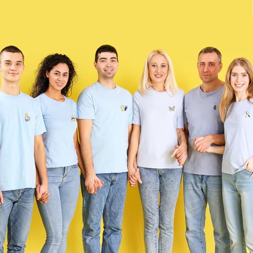 Image of Landical 60 Pcs Down Syndrome Awareness Pins Bulk Blue and Yellow Ribbon Awareness Enamel Lapel Pin World Down Syndrome Day Items Accessories for Social Public Charity Campaign Supplies, 12 Styles