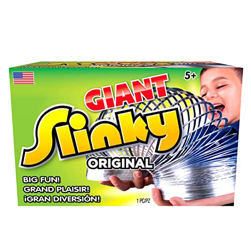 just play the original giant slinky walking spring toy metal slinky party favors fidget toys kids toys for ages 5 up