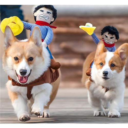 Nacoco RIDERCUSTOME-M Cowboy Rider Dog Costume thumb #3