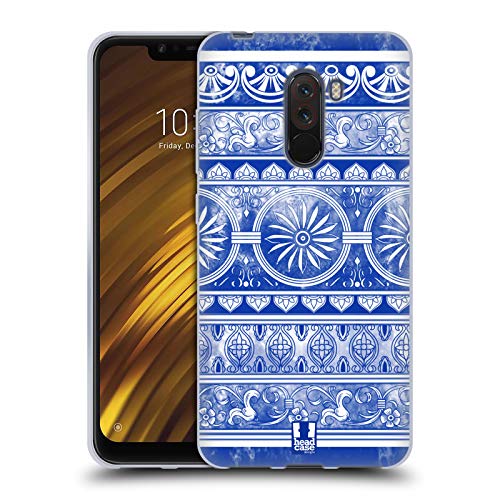 Head Case Designs Ingwertopf Chinesische Vase Muster Soft Gel Huelle kompatibel mit Xiaomi Pocophone F1 / Poco F1