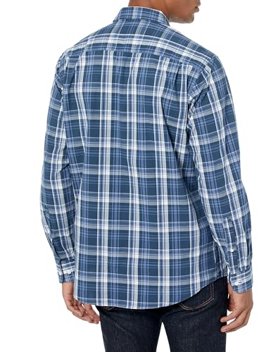 Image of Amazon Essentials Men's Regular-Fit Long-Sleeve Casual Poplin Shirt, Button Front, Business Casual, Collared