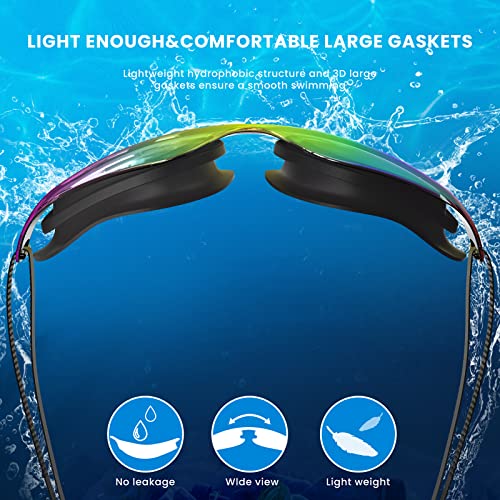 Mieny Polarized Swimming Goggles Anti-Fog Anti-Ultraviolet Full Protection No Light Leakage Clear Vision Adult Men And Women #TOP1