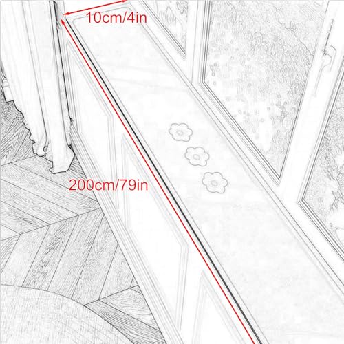 Tapete de tierra de diatomeas ultraabsorbente de 30 x 80 cm con base segura 3