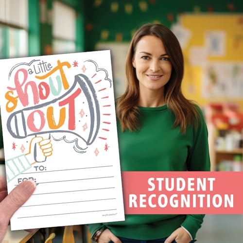 Fun-Shout-Out-Cards-For-Employees-Office-Staff-Teachers-and-Students-Appreciation-and-Recognition-Reward-Cards-For-School-or-Work-Bulletin-Board-50-Count