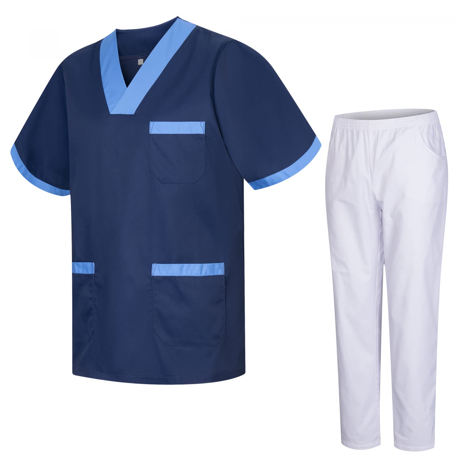 MISEMIYA Uniforme Sanitario Unisex Kz-817-8312-blanco Uniforme Sanitario Unisex KZ-817-8312-BLANCO Unisex adulto (Pack de 1) — view 22