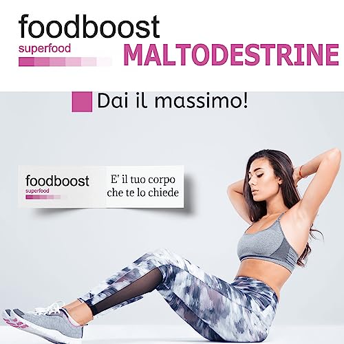 Maltodestrine in polvere 1,5 Kg foodboost