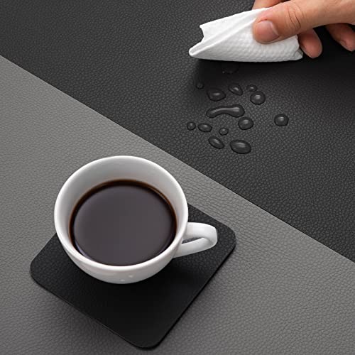 Myir JUN Leather Table Mats and Coasters - Image 3