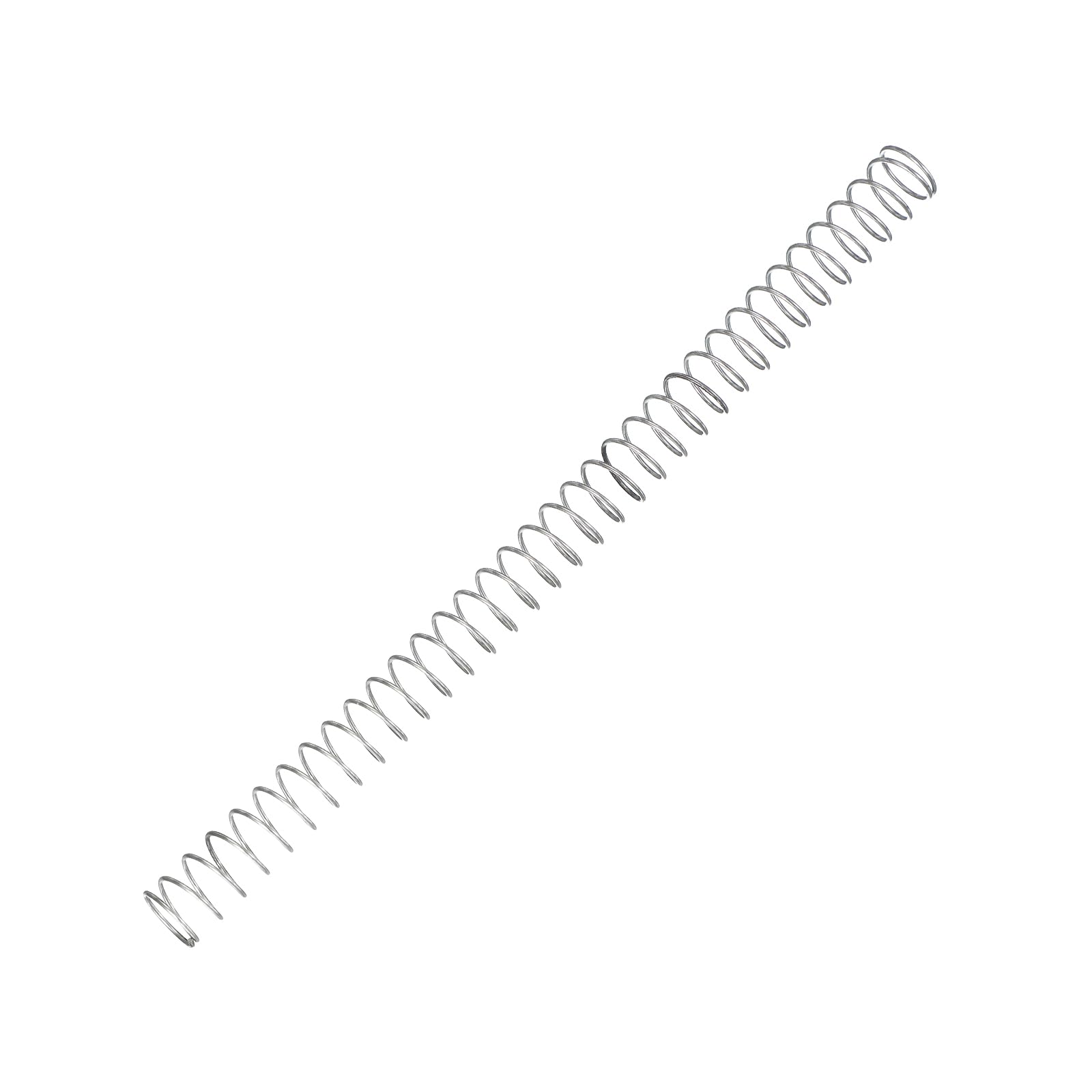 MECCANIXITY Small Compression Spring 20 mm OD 1.5 mm Wire Diameter 305 mm Free Length 304 Stainless Steel Extension Spring for Shop Home Repairs DIY Projects (Silver Tone, Pack of 1)