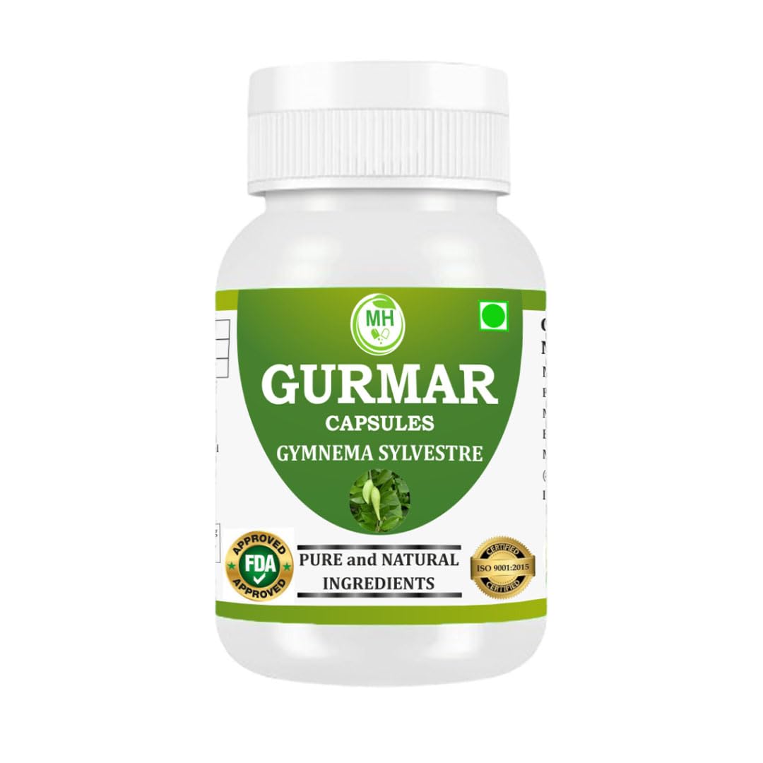 Ayurvedic Gurmar (Gudmar) Capsules 500mg – 60 Count | Vegetarian | Plant-Based | Herbal Supplement | No Artificial Additives | Gluten-Free | Organic | Gymnema sylvestre | Dia Free Herbal Capsules (pack of 2) — Amazon image 3