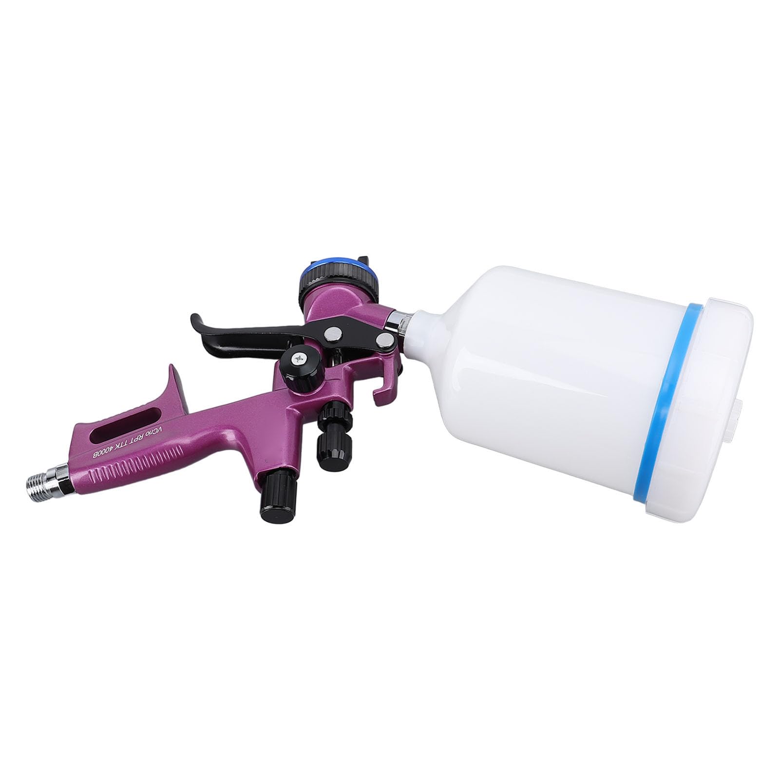 Pistola per Verniciatura a Spruzzo HVLP, Spruzzatore per Verniciatura Automatica con Ugelli 1,3 Mm, Tazza 600 Ml, Pistola a Spruzzo Ad Aria per Verniciatura Automobilistica