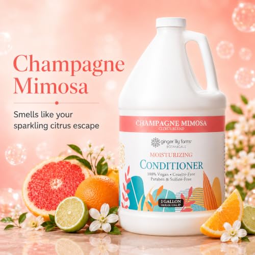 Image of Ginger Lily Farms Botanicals Conditioner, 128oz /4pk, Champagne Mimosa
