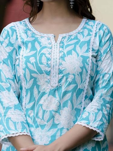 Image of PARTHVI Women Straight Floral Printed Kurta and Pant Set with Dupatta | Ethnic Set | Dupatta Set | Suit Set | Kurta Set | Wedding Suit Set