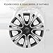 DREAMOTOR 15 inch Hubcaps Set of 4, Automotive Wheel Tire Covers Accessories, Wheel Rim Cover Compatible/Replacement with Toyota Volkswagen VW Chevy Nissan Sentra Honda Civic Mazda Dodge Ford