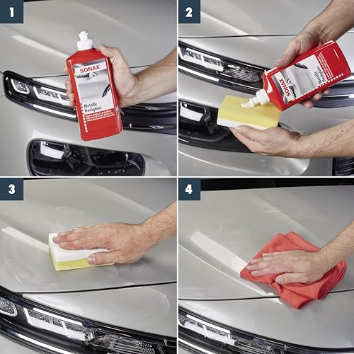 SONAX MetallicHochglanz (500 ml) spezielle Politur für alle Metalliclacke | Art-Nr. 03172000