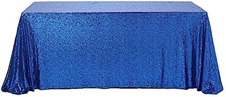 BalsaCircle - Mantel rectangular de 90.0 x 156.0 in, color azul real para bodas, fiestas, pasteles y postres